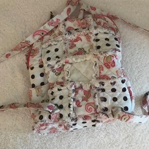 Quilted rag backpack